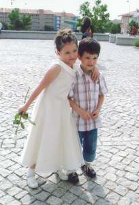 Catarina e Marito 1ª Comunhão